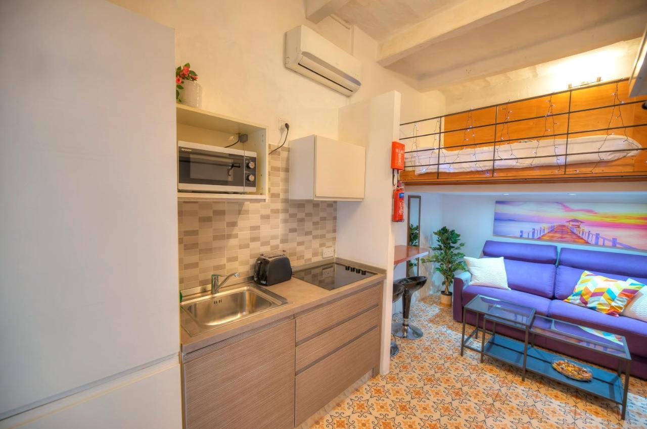 Cozy & Cute Studio In The Heart Of Valletta Goval-2 Apartment ภายนอก รูปภาพ